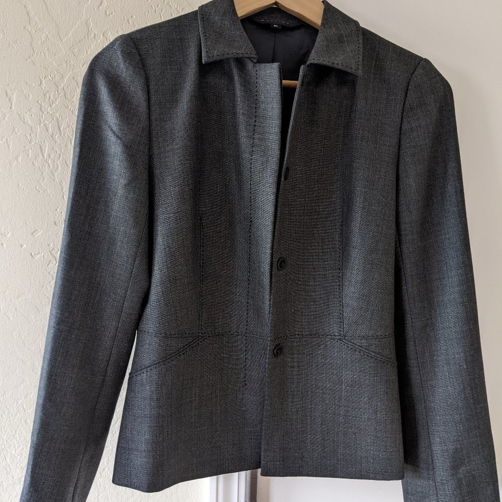 Mastina charcoal gray skirt suit